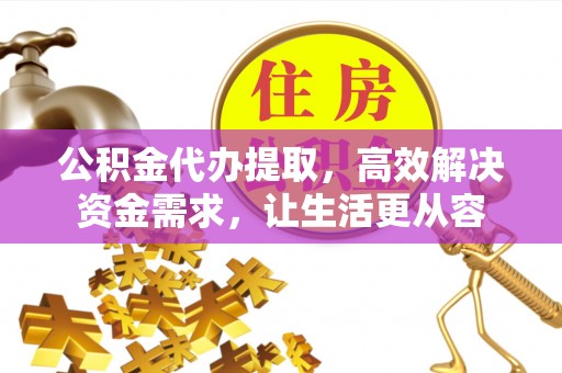 开平公积金代办提取，高效解决资金需求，让生活更从容