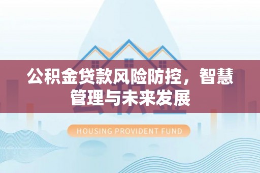 开平公积金贷款风险防控，智慧管理与未来发展
