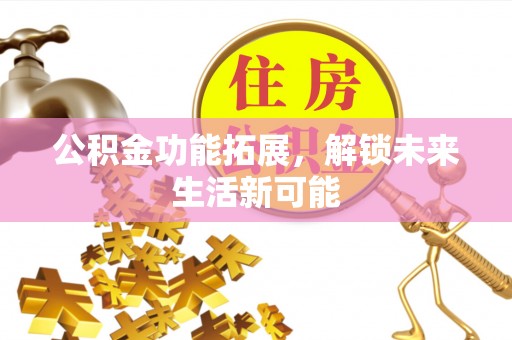 开平公积金功能拓展，解锁未来生活新可能