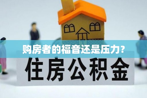 开平购房者的福音还是压力？