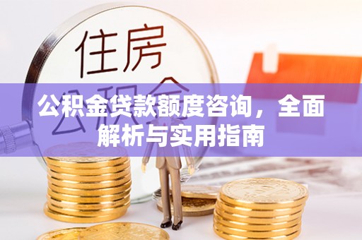 开平公积金贷款额度咨询，全面解析与实用指南