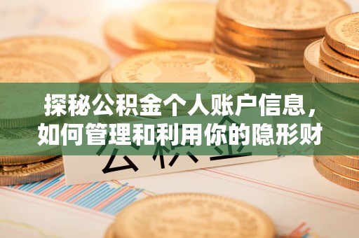 开平探秘公积金个人账户信息，如何管理和利用你的隐形财富