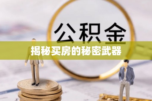 开平揭秘买房的秘密武器