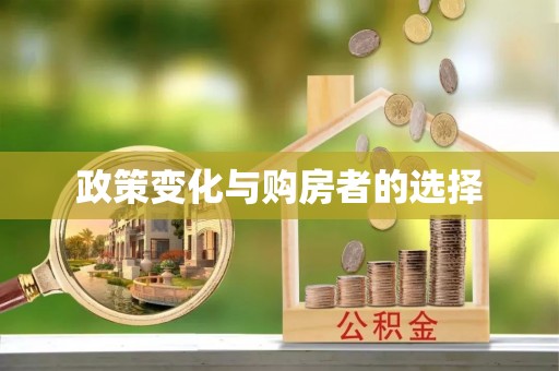 开平政策变化与购房者的选择