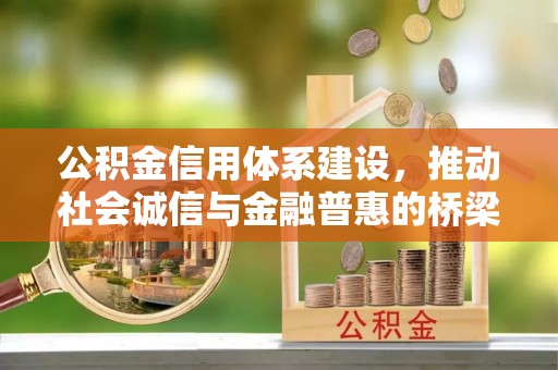 开平公积金信用体系建设，推动社会诚信与金融普惠的桥梁