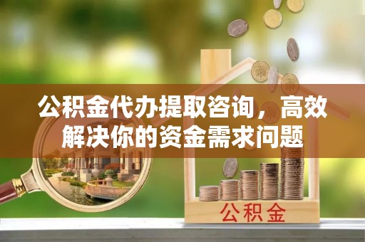开平公积金代办提取咨询，高效解决你的资金需求问题