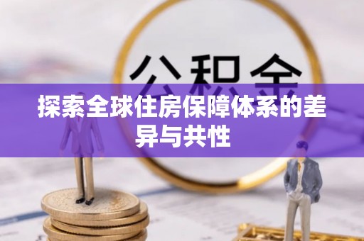 开平探索全球住房保障体系的差异与共性