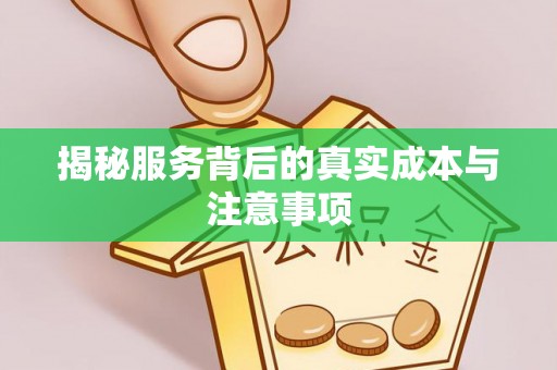 开平揭秘服务背后的真实成本与注意事项