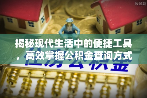 开平揭秘现代生活中的便捷工具，高效掌握公积金查询方式
