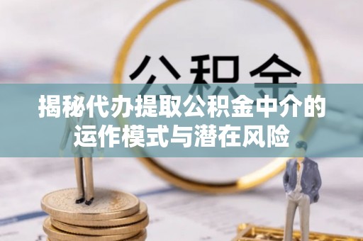 开平揭秘代办提取公积金中介的运作模式与潜在风险