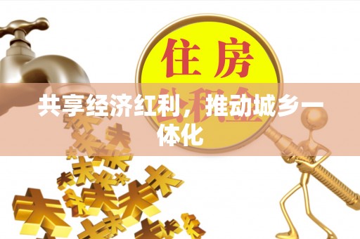 开平共享经济红利，推动城乡一体化